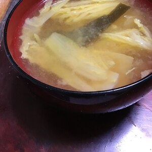 歯ごたえたっぷり⭐白菜のお味噌汁